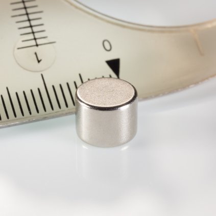 Neodymový magnet válec pr.8x6 N 80 °C, VMM4-N35 (Počet kusů 1 ks)