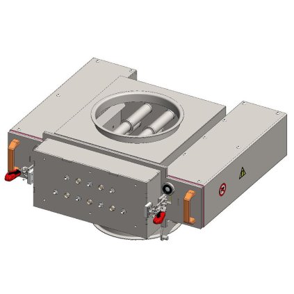 Magnetický separátor výsuvný MSV 250/7 VVM-UP-J-6-80-TP-RPL-T (Varianta Koupě)