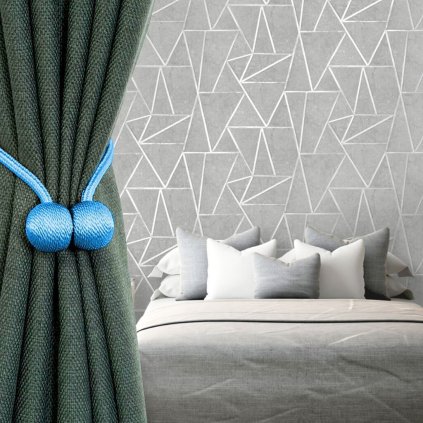 6274 magneticka spona na zavesy sada 2 ks svetle modra