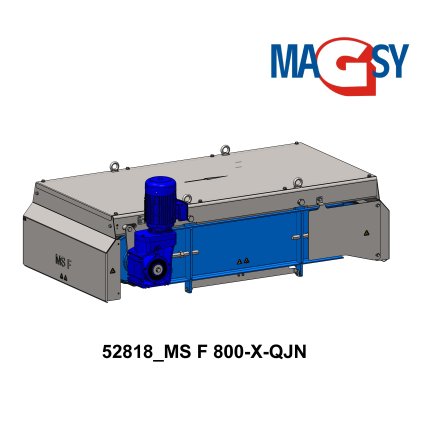 6409 magneticky separator nad pasovy dopravnik msf