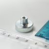 1588 magneticka cocka se stopkou pr 20 x vyska 6 mm s vnitrnim zavitem m4 delka zavitu 7 mm smco magnet