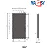 5227 6 magneticka dvirka 200x400 mm