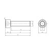 5521 1 nerezovy sroub m10x40 valcova hlava inbus