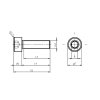 5536 1 nerezovy sroub m4x14 valcova hlava inbus