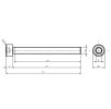 5548 1 nerezovy sroub m4x40 valcova hlava inbus