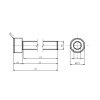5575 1 nerezovy sroub m5x30 valcova hlava inbus