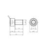 5653 1 nerezovy sroub m8x14 valcova hlava inbus