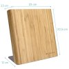6028 4 magneticky drzak na noze z bambusoveho dreva bez nozu 23 x 22 5 cm hloubka 12 cm