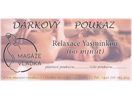 8 Relaxace Yasmínkou