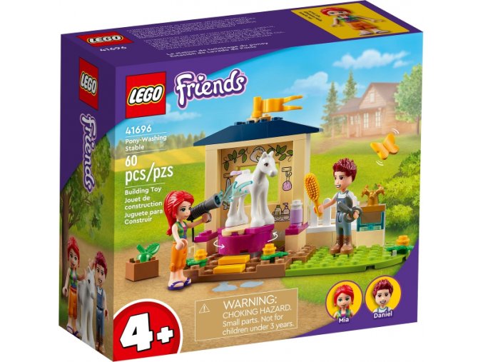 LEGO® Friends 41696 Čištění poníka ve stáji