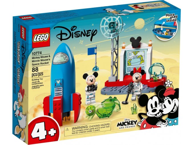 LEGO Disney 10774 Myšák Mickey a Myška Minnie jako kosmonauti