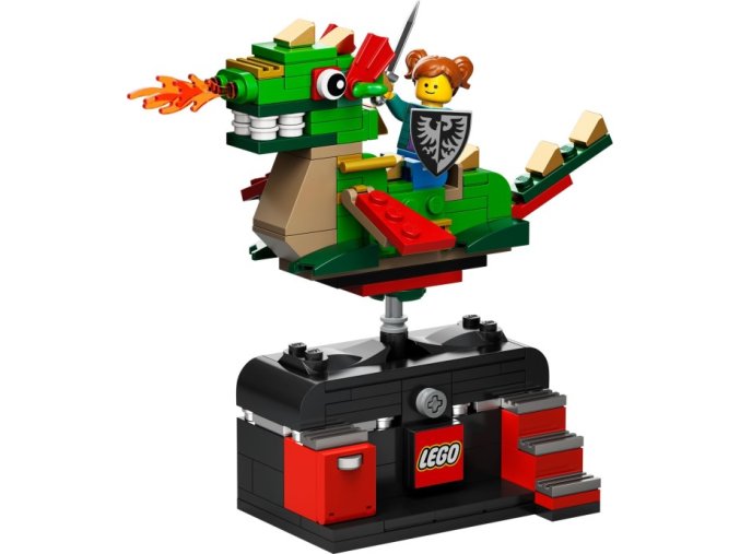 LEGO® 5007428 LR DRAGON ADVENTURE RIDE V29  + volná rodinná vstupenka do Muzea LEGA Tábor v hodnotě 490 Kč