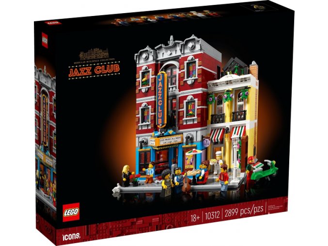 LEGO® ICONS 10312 Jazzový klub  + volná rodinná vstupenka do Muzea LEGA Tábor v hodnotě 540 Kč