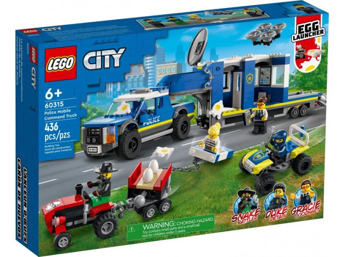 LEGO® CITY 60315 Mobilní velitelský vůz policie