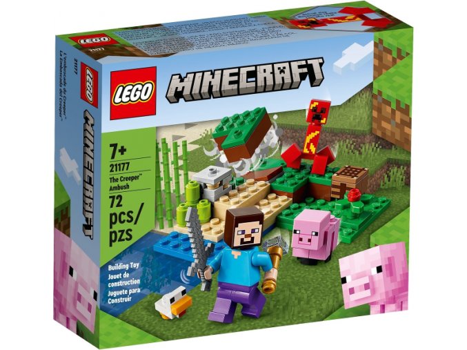 LEGO®  Minecraft 21177 Útok Creepera