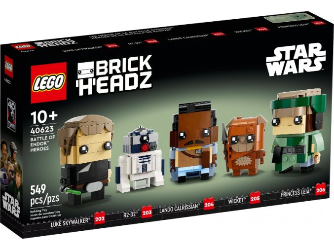 LEGO® BrickHeadz 40623 Hrdinové bitvy o planetu Endor™