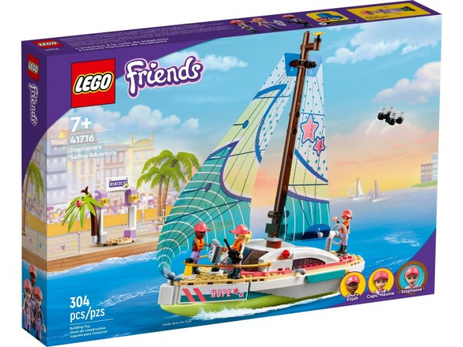 LEGO® Friends 41716 Stephanie a dobrodružství na plachetnici