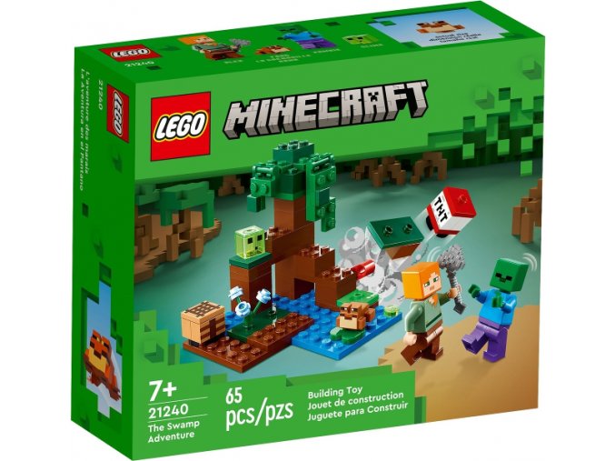 LEGO®  Minecraft 21240 Dobrodružství v bažině