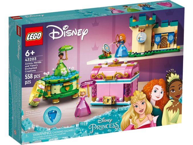 LEGO® Disney 43203 Kouzelný svět Šípkové Růženky, Rebelky a Tiany