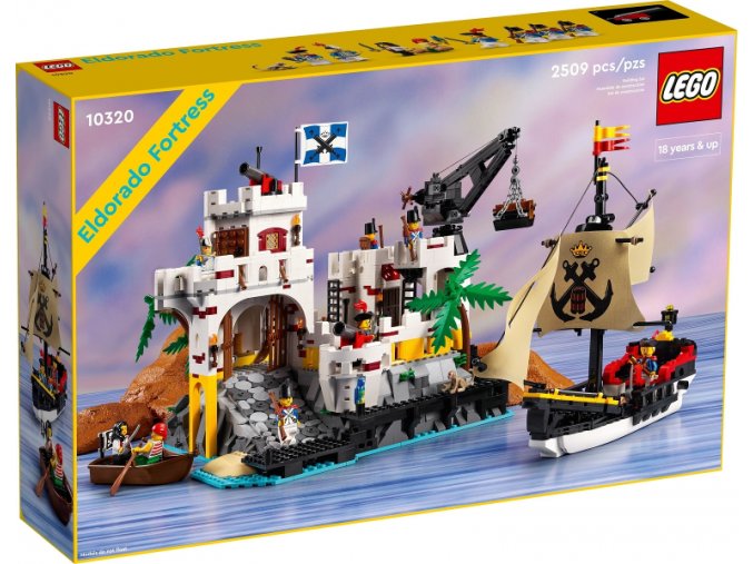 LEGO® Icons 10320 Pevnost Eldorado  + volná rodinná vstupenka do Muzea LEGA Tábor v hodnotě 490 Kč