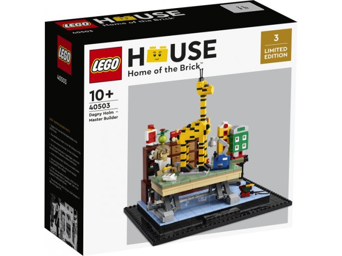 LEGO® 40503 Dagny Holm - Master Builder  + volná rodinná vstupenka do Muzea LEGA Tábor v hodnotě 470 Kč