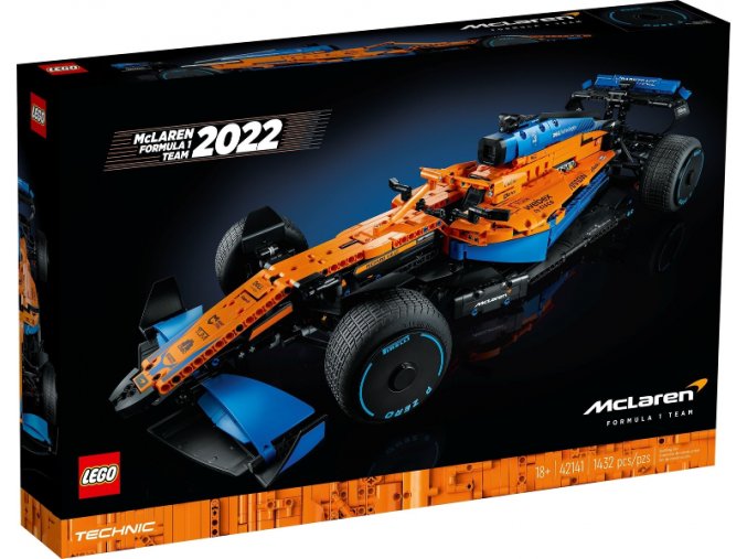 LEGO® Technic 42141 Závodní auto McLaren Formule 1  + volná rodinná vstupenka do Muzea LEGA Tábor v hodnotě 540 Kč