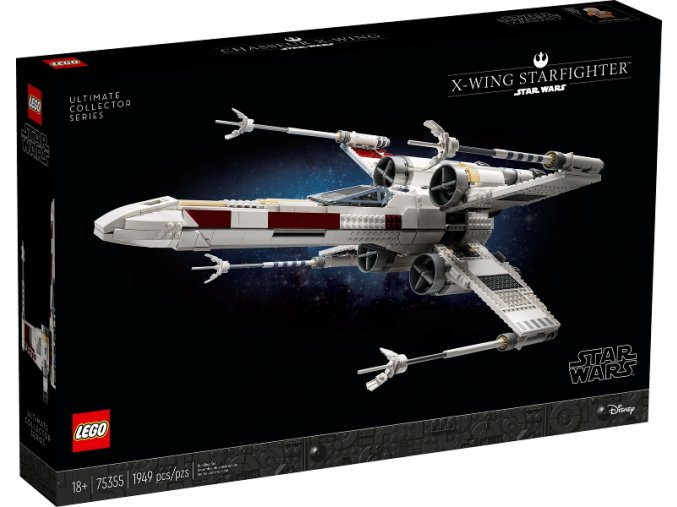 LEGO® STAR WARS 75355 Stíhačka X-wing  + volná rodinná vstupenka do Muzea LEGA Tábor v hodnotě 540 Kč