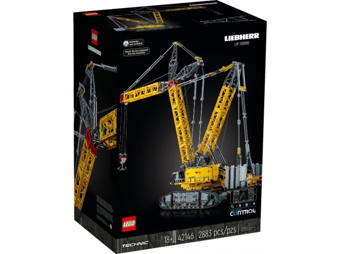 LEGO® Technic 42146 Pásový jeřáb Liebherr LR 13000  + volná rodinná vstupenka do Muzea LEGA Tábor v hodnotě 540 Kč