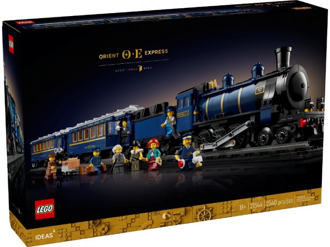 LEGO® Ideas 21344 Vlak Orient Express  + volná rodinná vstupenka do Muzea LEGA Tábor v hodnotě 540 Kč