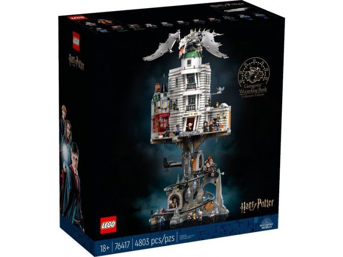 LEGO® Harry Potter 76417 Gringottova kouzelnická banka – sběratelská edice  + volná rodinná vstupenka do Muzea LEGA Tábor v hodnotě 490 Kč