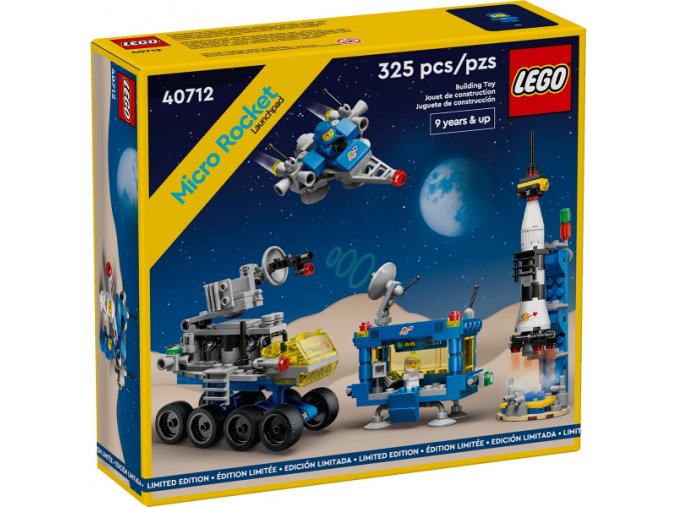 LEGO® 40712 Miniaturní startovací rampa pro raketu