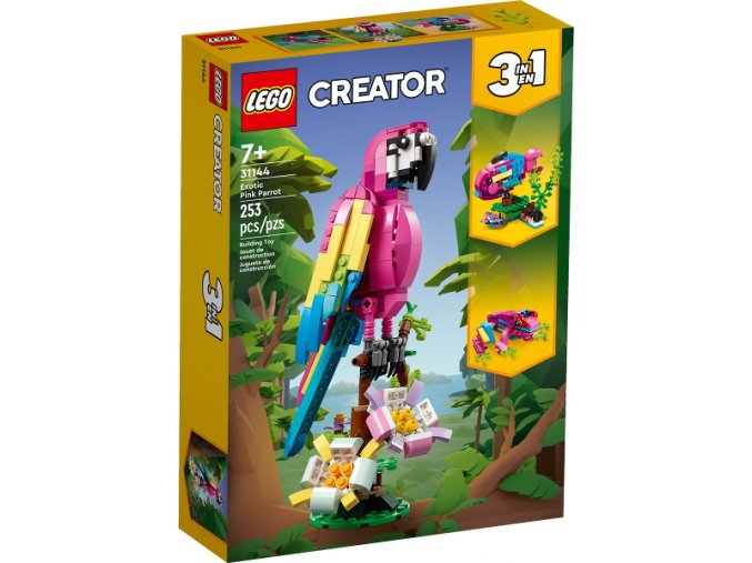 LEGO® Creator 31144 Exotický růžový papoušek