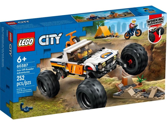 LEGO® CITY 60387 Dobrodružství s teréňákem 4x4