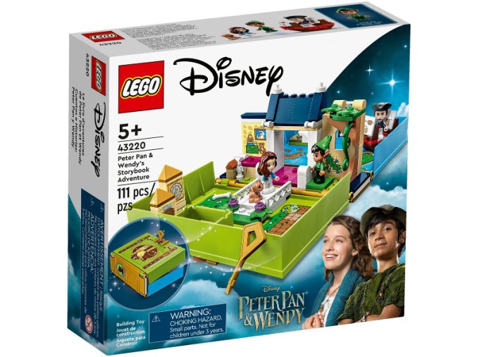 LEGO® Disney 43220 Petr Pan a Wendy a jejich pohádková kniha dobrodružství
