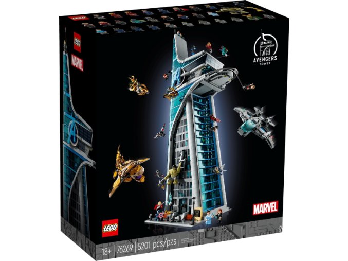 LEGO® MARVEL 76269 Věž Avengerů  + volná rodinná vstupenka do Muzea LEGA Tábor v hodnotě 540 Kč