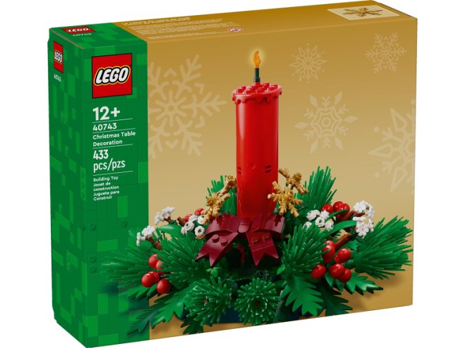 LEGO® 40743 Vánoční dekorace na stůl