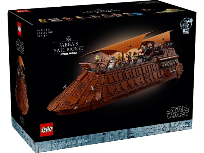 LEGO® STAR WARS 75397 Jabbův nákladní člun  + volná rodinná vstupenka do Muzea LEGA Tábor v hodnotě 590 Kč