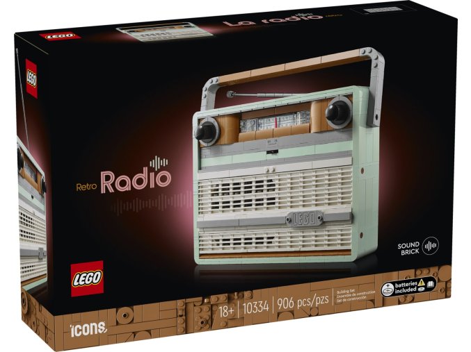 LEGO® Icons 10334 Retro rádio