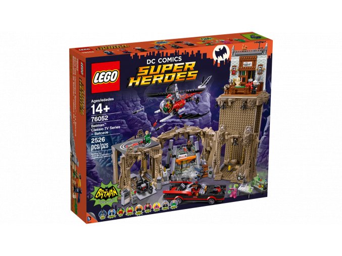 LEGO® Super Heroes 76052 Batmanova jeskyně  + volná rodinná vstupenka do Muzea LEGA Tábor v hodnotě 490 Kč