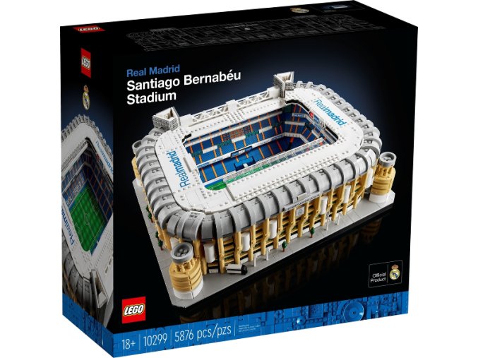 LEGO Creator Expert 10299 Stadion Real Madrid – Santiago Bernabéu  + volná rodinná vstupenka do Muzea LEGA Tábor v hodnotě 540 Kč