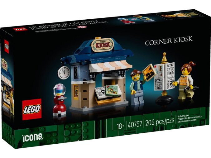 LEGO® ICONS 40757 Kiosek na rohu