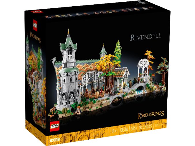 LEGO® Icons 10316 PÁN PRSTENŮ: ROKLINKA  + volná rodinná vstupenka do Muzea LEGA Tábor v hodnotě 540 Kč