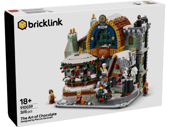 LEGO® BrickLink 910039 The Art of Chocolate  + volná rodinná vstupenka do Muzea LEGA Tábor v hodnotě 540 Kč