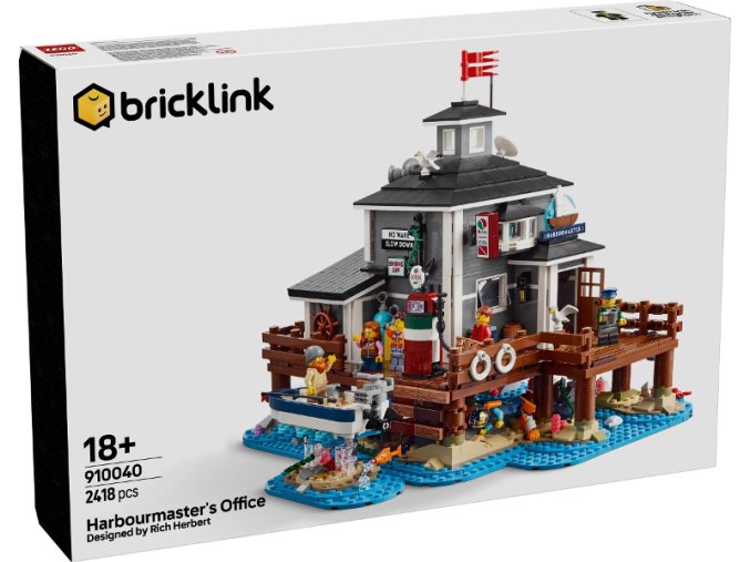 LEGO® BrickLink 910040 Harbormaster's Office  + volná rodinná vstupenka do Muzea LEGA Tábor v hodnotě 540 Kč