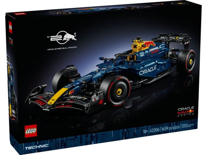 LEGO® TECHNIC 42206 Auto Oracle Red Bull Racing RB20 F1  + volná rodinná vstupenka do Muzea LEGA Tábor v hodnotě 540 Kč