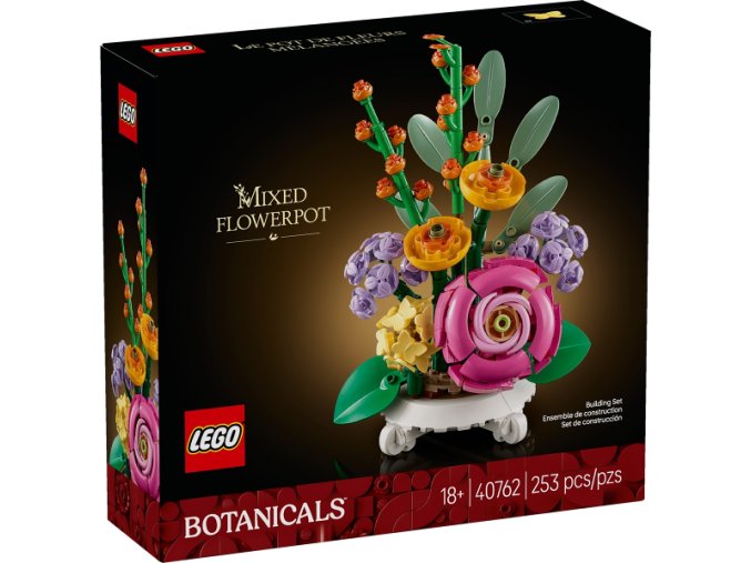 LEGO® Botanicals 40762 Květináč s mixem květin