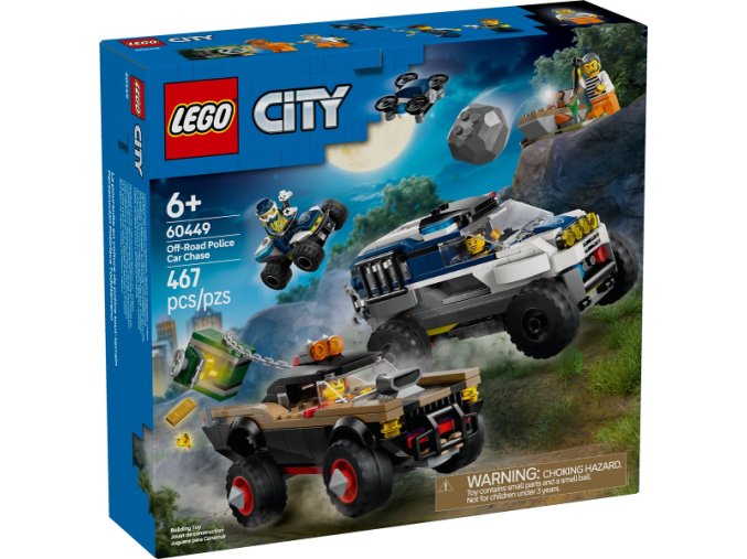 LEGO® City 60449 Honička s terénním policejním vozem