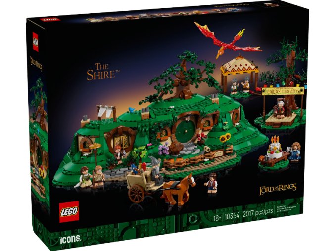 LEGO® ICONS 10354 Pán prstenů:  Kraj  + volná rodinná vstupenka do Muzea LEGA Tábor v hodnotě 590 Kč