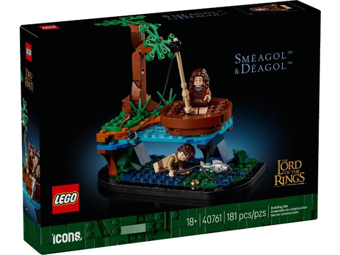LEGO® 40761 Pán prstenů:  Sméagol™ a Déagol™