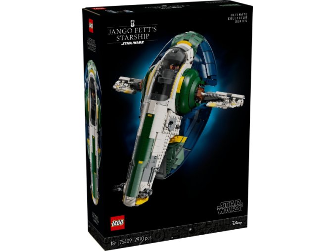 LEGO® STAR WARS 75409 Jango Fett a jeho vesmírná loď třídy Firespray  + volná rodinná vstupenka do Muzea LEGA Tábor v hodnotě 590 Kč